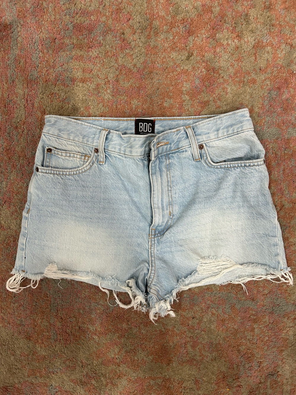 BDG Urban Outfitters Girlfriend High-Rise Denim Shorts- 27